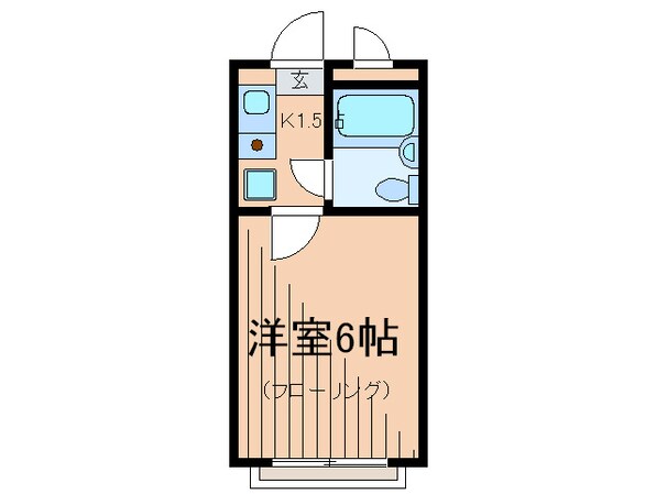 第１１シンエイハイムの物件間取画像